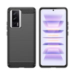 Husa de Protectie pentru Xiaomi Redmi 12, Flippy, Protectie 360, din TPU cu element de Carbon, Anti Alunecare, 1.8 mm,