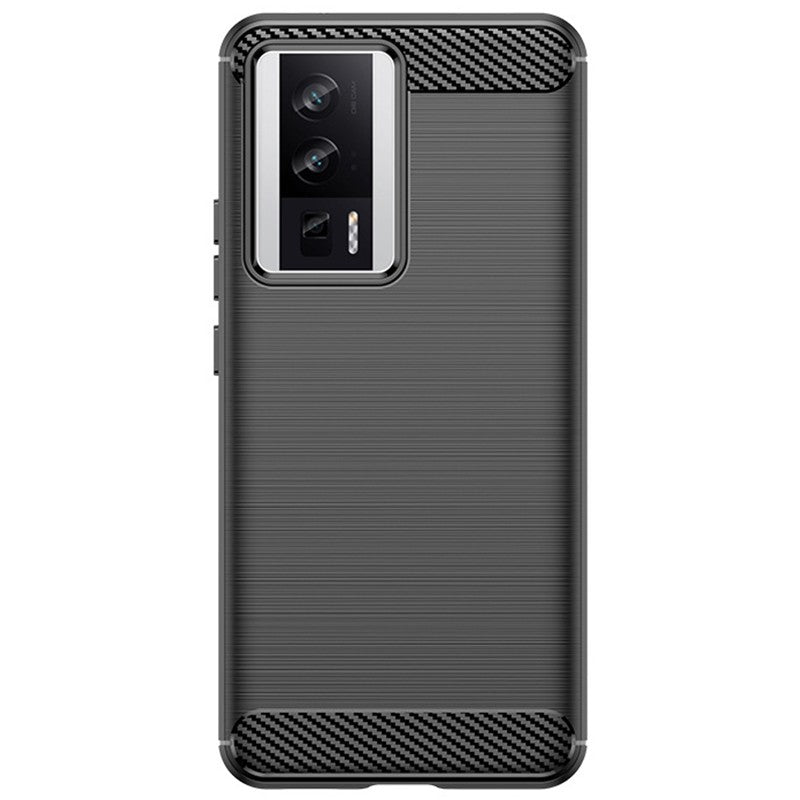 Husa de Protectie pentru Xiaomi Redmi 12, Flippy, Protectie 360, din TPU cu element de Carbon, Anti Alunecare, 1.8 mm,