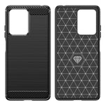 Husa de Protectie pentru Xiaomi Redmi 12 Pro, Flippy, Protectie 360, din TPU cu element de Carbon, Anti Alunecare, 1.8