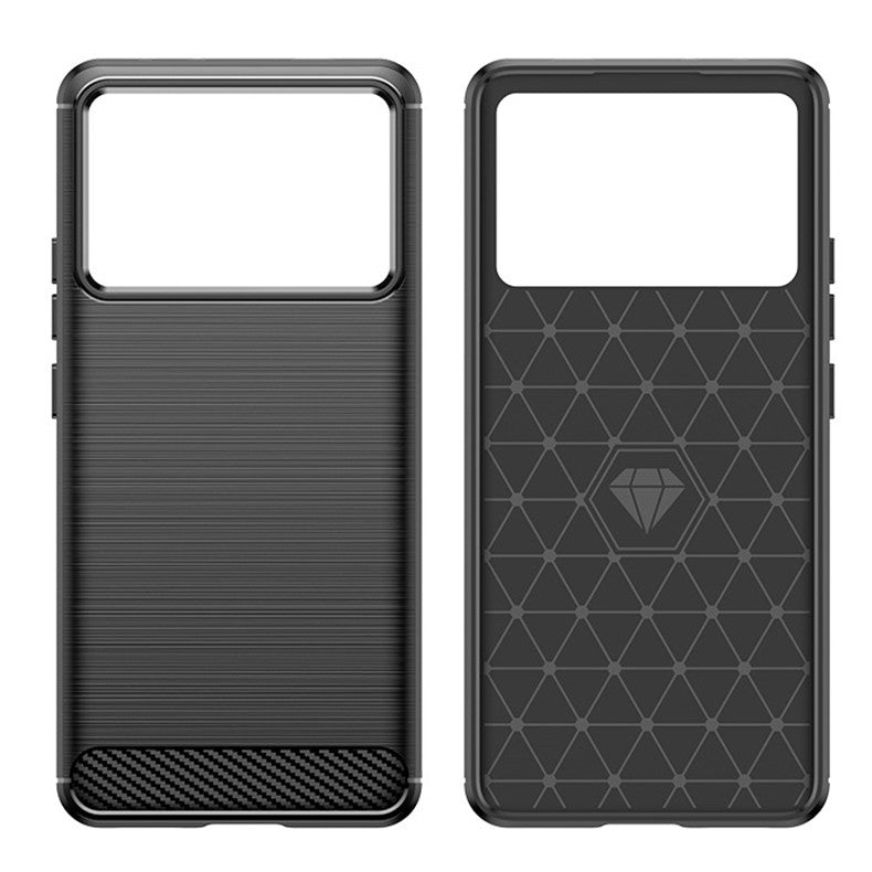 Husa de Protectie pentru Xiaomi Redmi Note 13C 5G, Flippy, Protectie 360, din TPU cu element de Carbon, Anti Alunecare,