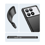 Husa de Protectie pentru Xiaomi Redmi Note 13C 5G, Flippy, Protectie 360, din TPU cu element de Carbon, Anti Alunecare,
