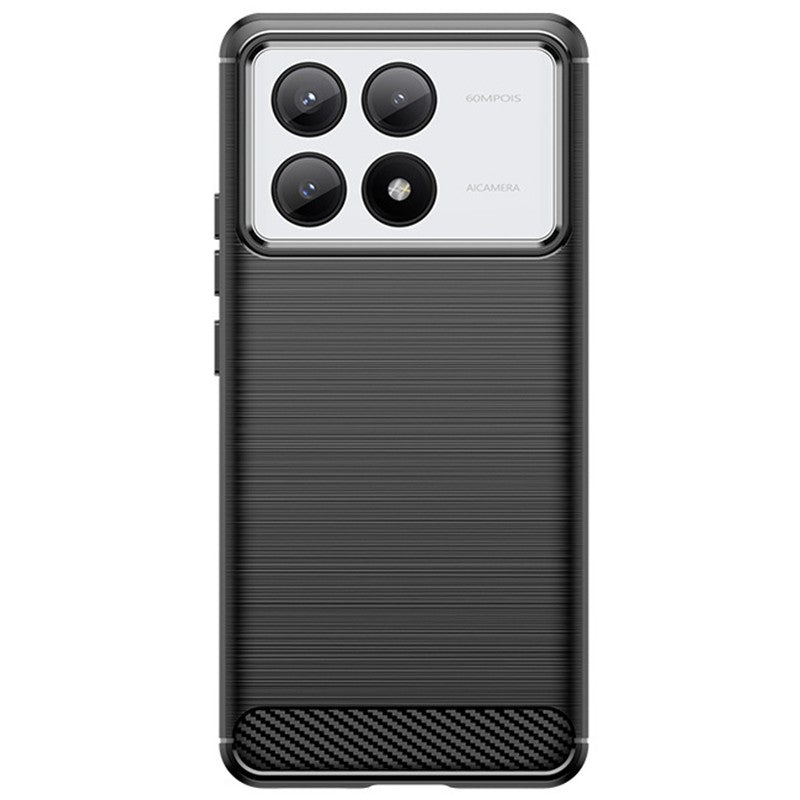 Husa de Protectie pentru Xiaomi Redmi Note 13C 5G, Flippy, Protectie 360, din TPU cu element de Carbon, Anti Alunecare,