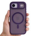 Husa de Protectie Telefon, Flippy, Compatibila cu iPhone 17 Air, MagSafe, Acrylic, Suport Metalic Protectie Camera,