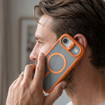 Husa de Protectie Telefon, Flippy, Compatibila cu iPhone 17 Air, MagSafe, Acrylic, Suport Metalic Protectie Camera,