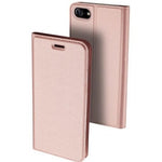Husa de Protectie Tip Carte, Flippy, pentru Apple iPhone 7/8/SE 2020, Capac Oglinda, din Piele Ecologica si PC, Auriu