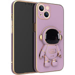 Husa de Protectie TPU 2in1, Flippy, pentru Apple iPhone 14 Plus, Astronaut cu Suport, Antisoc, Rezistenta la Impact,