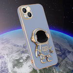 Husa de Protectie TPU 2in1, Flippy, pentru Apple iPhone 14 Plus, Astronaut cu Suport, Antisoc, Rezistenta la Impact,