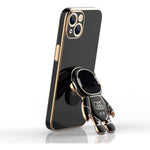 Husa de Protectie TPU 2in1, Flippy, pentru Apple iPhone 14 Plus, Astronaut cu Suport, Antisoc, Rezistenta la Impact,