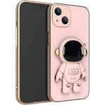 Husa de Protectie TPU 2in1, Flippy, pentru Apple iPhone 15, Astronaut cu Suport, Antisoc, Rezistenta la Impact,