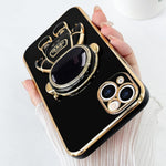 Husa de Protectie TPU 2in1, Flippy, pentru Apple iPhone 15, Astronaut cu Suport, Antisoc, Rezistenta la Impact,