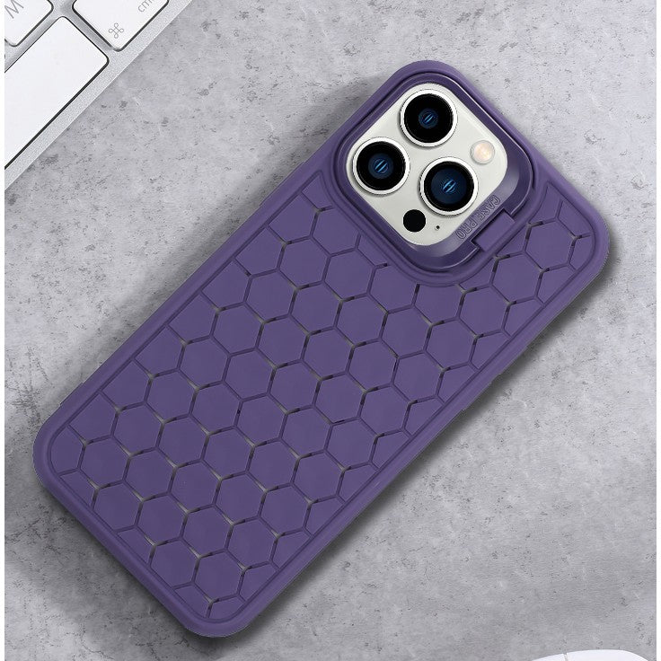 Husa de Protectie TPU, Flippy, pentru Apple iPhone 14 Pro, 3D Cube, cu Inel, Protectie Camera, Antisoc, Antizgariere,