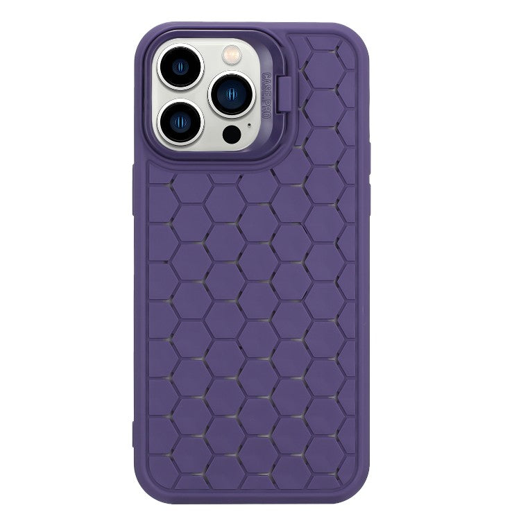 Husa de Protectie TPU, Flippy, pentru Apple iPhone 14 Pro Max, 3D Cube, cu Inel, Protectie Camera, Antisoc,