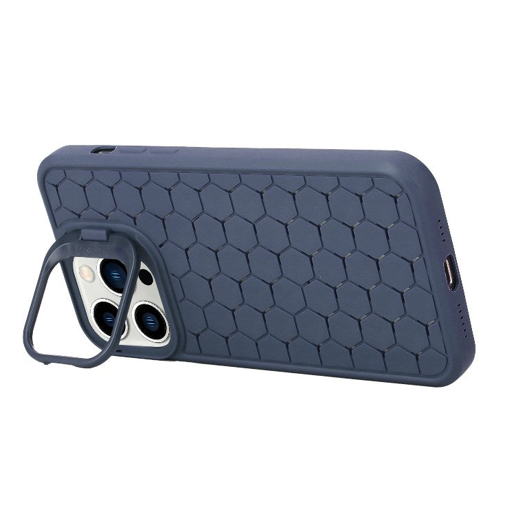 Husa de Protectie TPU, Flippy, pentru Apple iPhone 14 Pro Max, 3D Cube, cu Inel, Protectie Camera, Antisoc,