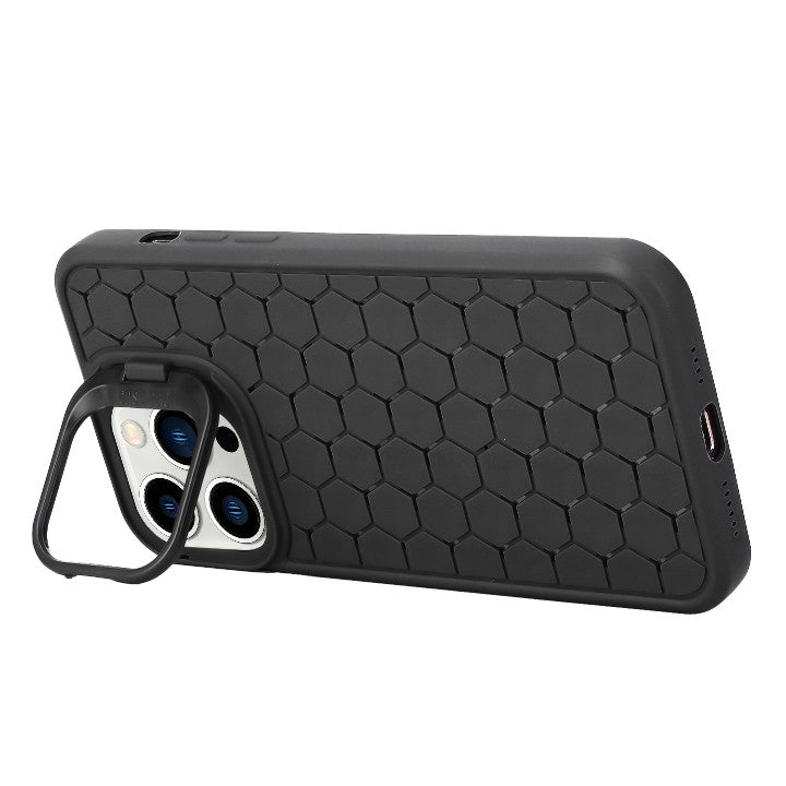 Husa de Protectie TPU, Flippy, pentru Apple iPhone 15 Plus, 3D Cube, cu Inel, Protectie Camera, Antisoc, Antizgariere,