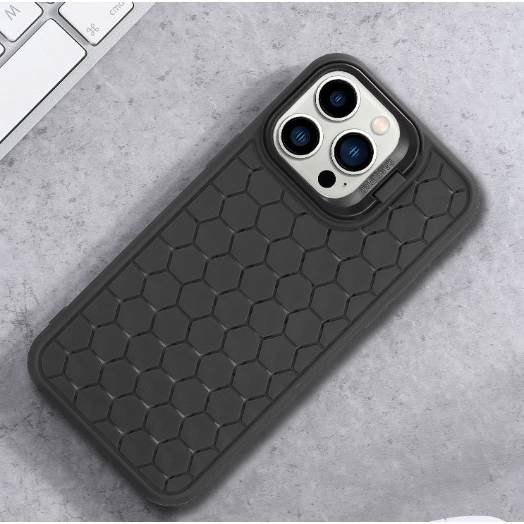 Husa de Protectie TPU, Flippy, pentru Apple iPhone 15 Plus, 3D Cube, cu Inel, Protectie Camera, Antisoc, Antizgariere,