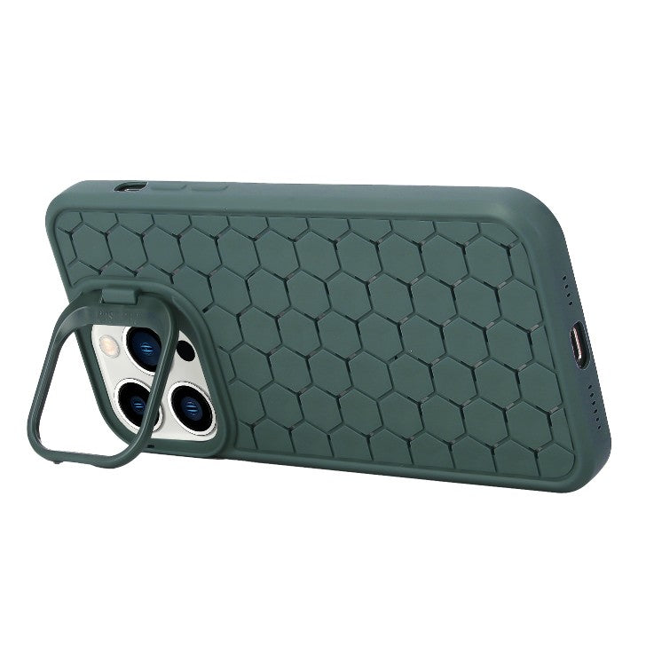 Husa de Protectie TPU, Flippy, pentru Apple iPhone 15 Plus, 3D Cube, cu Inel, Protectie Camera, Antisoc, Antizgariere,