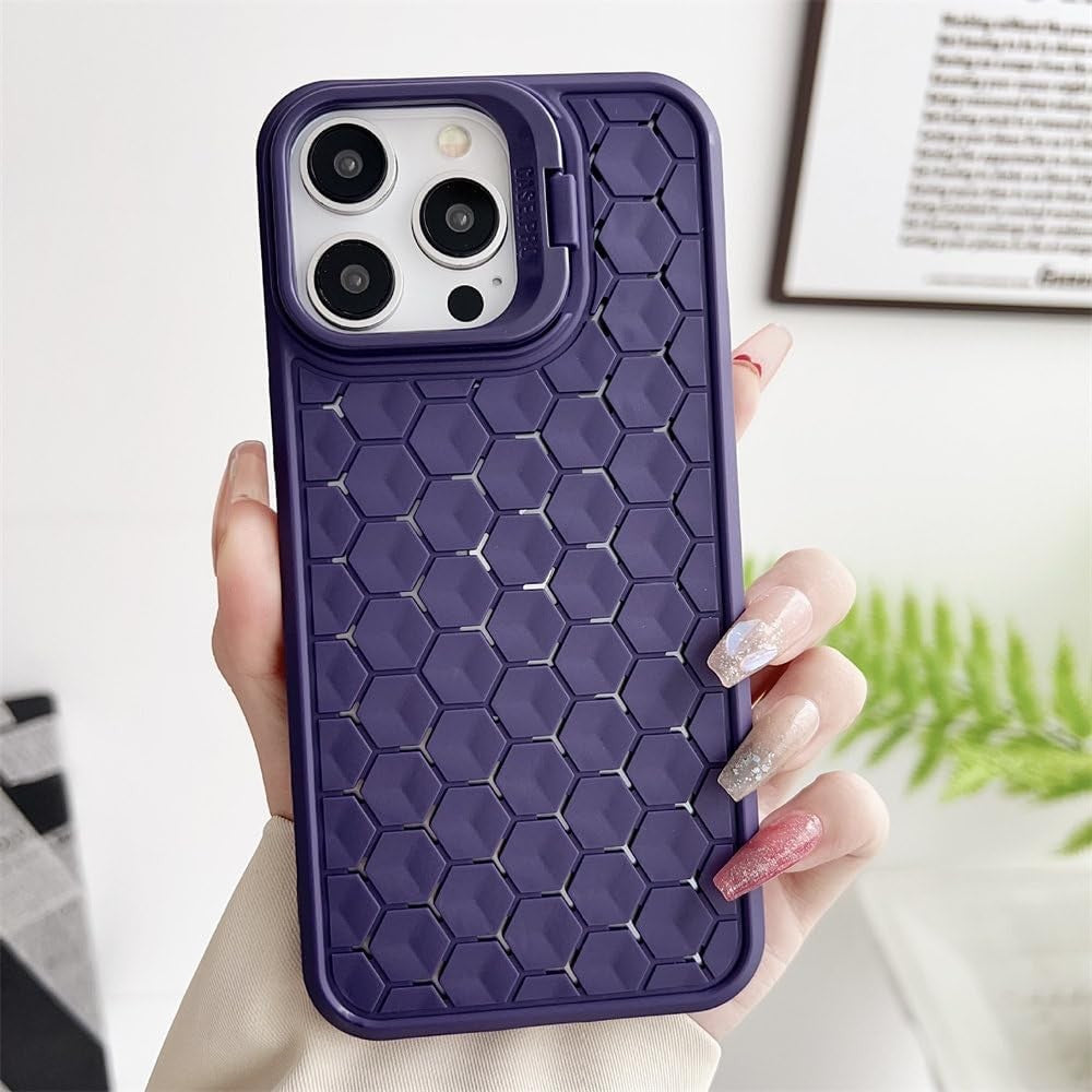 Husa de Protectie TPU, Flippy, pentru Apple iPhone 15 Pro Max, 3D Cube, cu Inel, Protectie Camera, Antisoc,