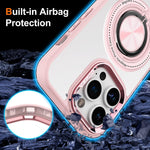 Husa de Protectie TPU, Flippy, pentru iPhone 16 Pro, Anticadere, cu Incarcare Wireless, Tehnologie Magsafe, Inel
