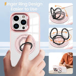 Husa de Protectie TPU, Flippy, pentru iPhone 16 Pro, Anticadere, cu Incarcare Wireless, Tehnologie Magsafe, Inel