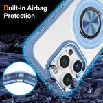 Husa de Protectie TPU, Flippy, pentru iPhone 16 Pro, Anticadere, cu Incarcare Wireless, Tehnologie Magsafe, Inel