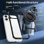 Husa de Protectie TPU, Flippy, pentru iPhone 16 Pro, Anticadere, cu Incarcare Wireless, Tehnologie Magsafe, Inel
