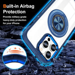Husa de Protectie TPU, Flippy, pentru iPhone 16 Pro, cu Incarcare Wireless, Tehnologie Magsafe, Inel Magnetic Rotativ