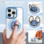 Husa de Protectie TPU, Flippy, pentru iPhone 16 Pro Max, Anticadere, cu Incarcare Wireless, Tehnologie Magsafe, Inel