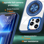Husa de Protectie TPU, Flippy, pentru iPhone 16 Pro Max, cu Incarcare Wireless, Tehnologie Magsafe, Inel Magnetic