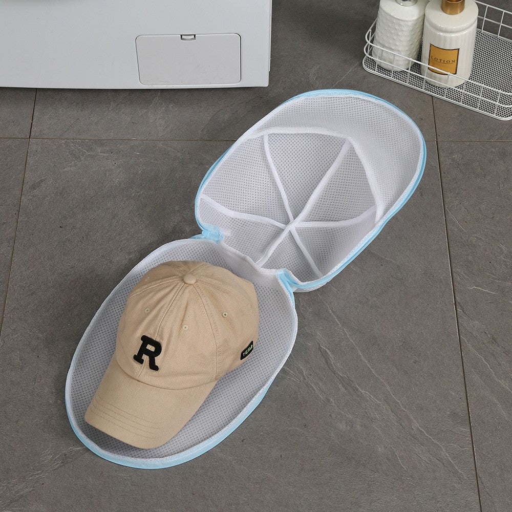 Husa de Spalare Sapca, Flippy, pentru Masina de Spalat, din Poliester, Circumferinta 53 cm, cu Fermoar, cu Suport