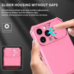 Husa Defender cu Stand pentru Samsung Galaxy S22 Plus, Roz, Suport reglabil, Antisoc, Protectie glisanta pentru camera,