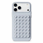 Husa din Silicon pentru iPhone 17, Flippy, Carcasa de Protectie cu Ventuze, din Cauciuc Moale Rezistenta la Socuri, Gri