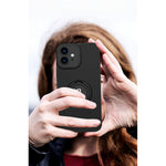 Husa Telefon Eagle Eye, Flippy, Compatibila Samsung A52 5G, cu Suport Auto Magnetic si Inel, Negru