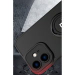 Husa Telefon Eagle Eye, Flippy, Compatibila Samsung A52 5G, cu Suport Auto Magnetic si Inel, Negru