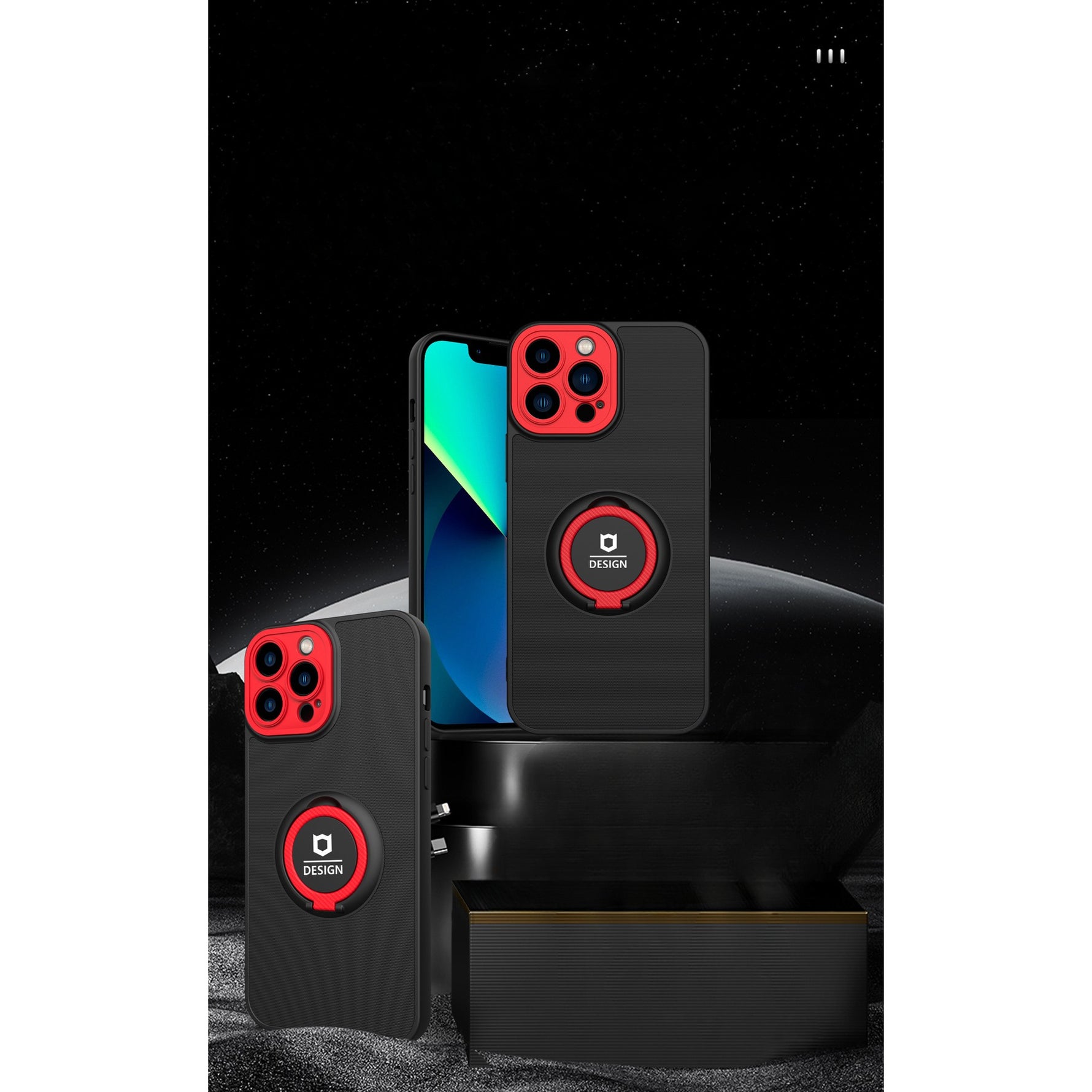 Husa de protectie Eagle eye pentru Apple iPhone 11, Rezistenta la socuri, Protectie camera, Cu inel de prindere