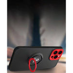 Husa de protectie Eagle eye pentru Apple iPhone 12, Rezistenta la socuri, Protectie camera, Cu inel de prindere