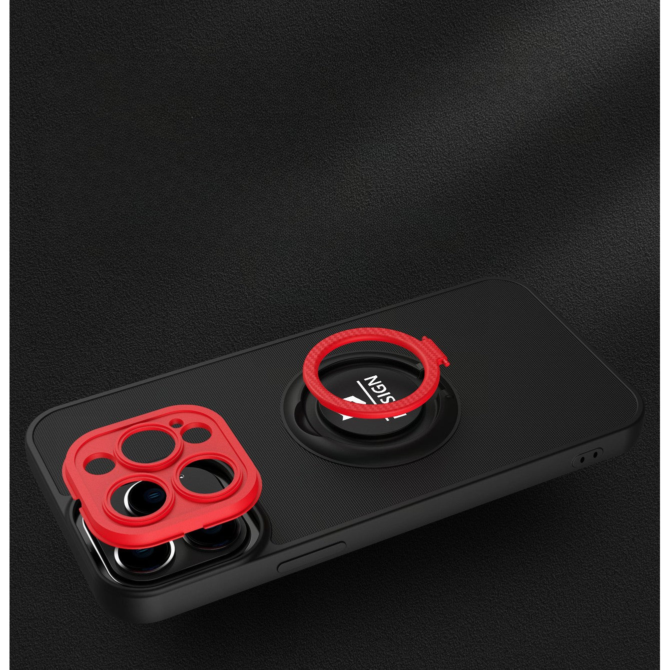 Husa de protectie Eagle eye pentru Apple iPhone 12 Pro, Rezistenta la socuri, Protectie camera, Cu inel de prindere