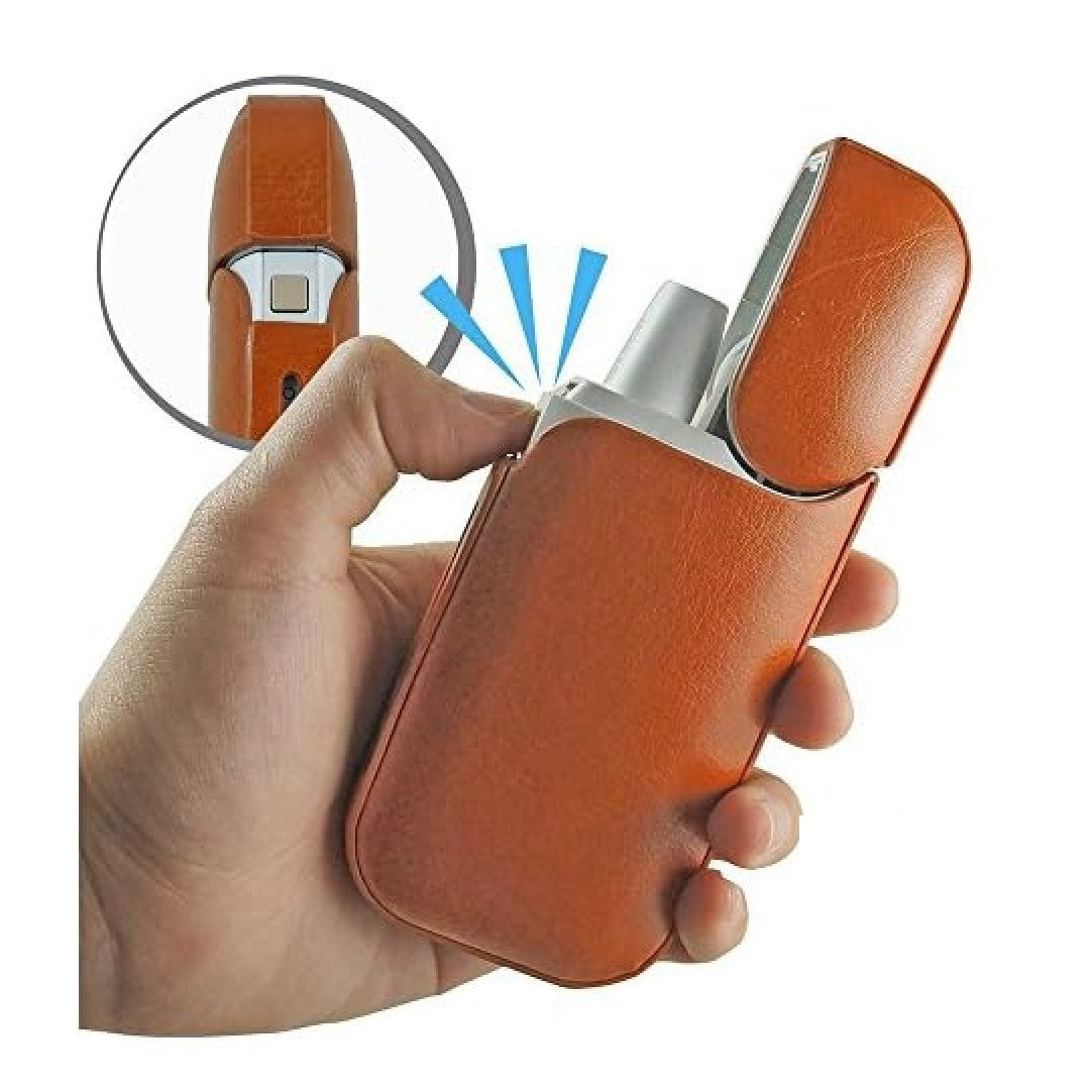 Husa Flippy pentru IQOS 2.4 Plus, Capac de Protectie, Anti Soc si Zgarieturi, din Piele Ecologica, 43 g, 12 x 6 x 2.5