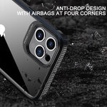 Husa Hibrid Defender MG Series pentru iPhone 14 Plus, Flippy, Protectie Antisoc, Negru