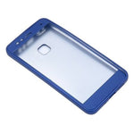 Husa Huawei P10 Plus Full Silicone 360 Albastru + Folie de protectie