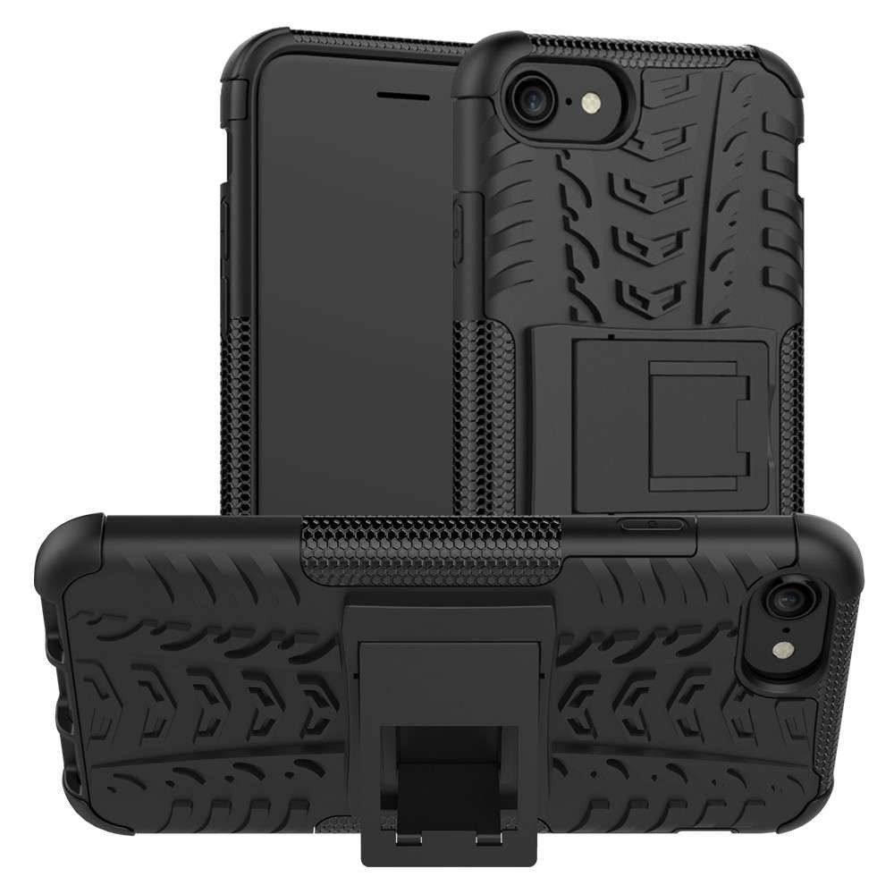 Husa protectie Flippy pentru Huawei P40 Lite Defender Model 3 cu Suport, Negru