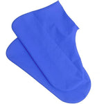 Husa Incaltaminte, Flippy, Impermeabila, Antiderapanta, din Latex, 13 x 13 x 2 cm, Marime L 41-47 cm, Albastru