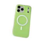 Husa Telefon Jelly Magnetic 2in1, Flippy, Compatibila cu Apple iPhone 17 Pro, din PC+TPU, Magsafe, Finisaj Mat, Verde