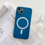 Husa MagSafe pentru Apple iPhone 14 Pro Max, Silicon, Protectie pentru camera, Magnetica, Incarcare Wireless, Flippy,
