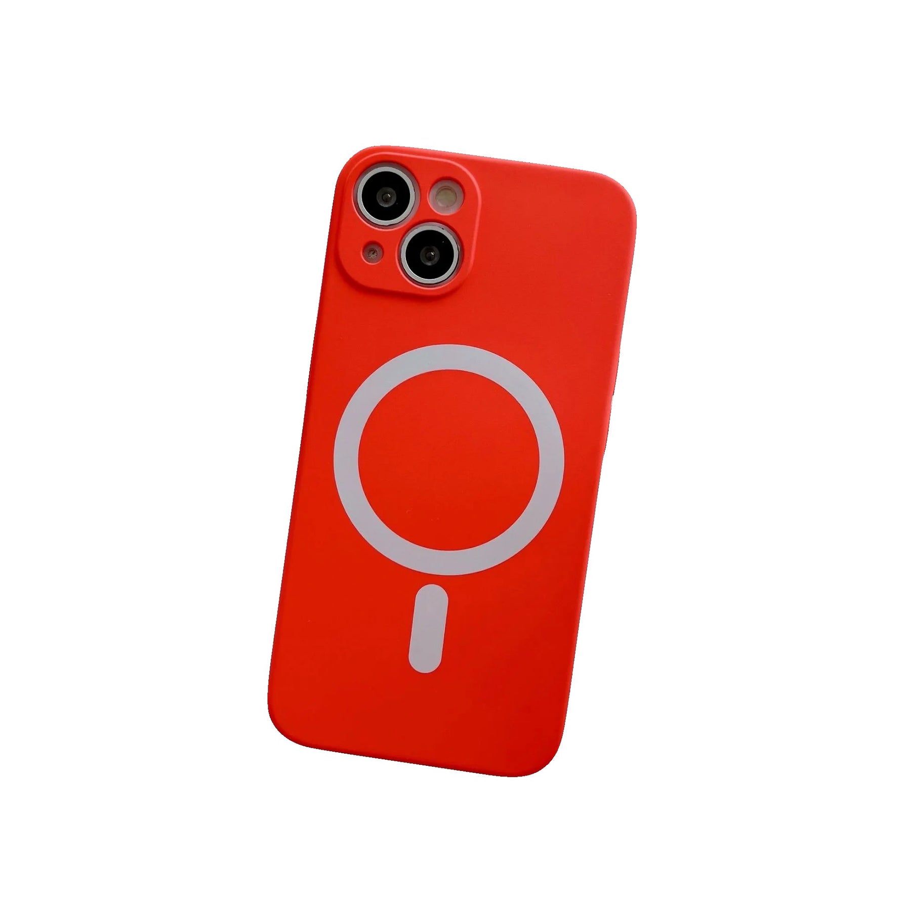 Husa MagSafe pentru Apple iPhone 11, Silicon, Protectie pentru camera, Magnetica, Incarcare Wireless, Flippy, Rosu