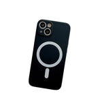 Husa MagSafe pentru Apple iPhone 12 Pro, Silicon, Protectie pentru camera, Magnetica, Incarcare Wireless, Flippy, Negru