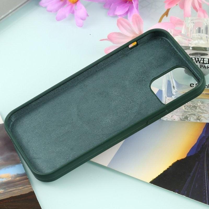 Husa MagSafe liquid large hole magnetic shell pentru Apple iPhone 11, Full Cover, Liquid Silicone, Magnetica, Incarcare
