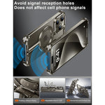 Husa MagSafe Metalica Compatibila cu iPhone 15 Pro, Flippy, Clear Case, Aliaj de Aluminiu, cu Magnet, fara Rama,