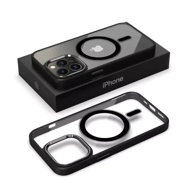 Husa de Protectie, Flippy, pentru Apple iPhone 12/12 Pro, Acoperire Totala, Magnetica, Wireless, din Acrilic Mat