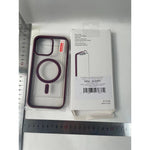 Husa MagSafe pentru Apple iPhone 14 Pro Max, Full Cover, Frosted Acrylic Color Big Hole, Magnetica, Incarcare Wireless,