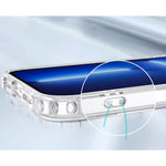 Husa MagSafe Silicone pentru iPhone 12 Pro Max, Flippy, Transparenta, Magnetica, Extra Protectie Camera Albastru
